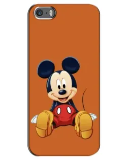 Чехол для iPhone 5 / 5s / SE с картинкой «Микки отдыхает»