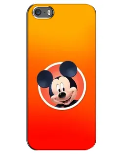 Чехол для iPhone 5 / 5s / SE с картинкой «Mickey в круге»