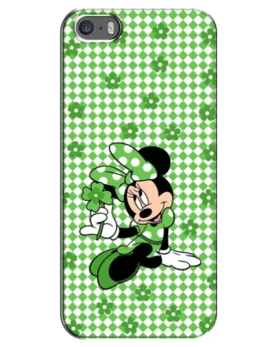 Чехол для iPhone 5 / 5s / SE с картинкой «Mickey в клетку»