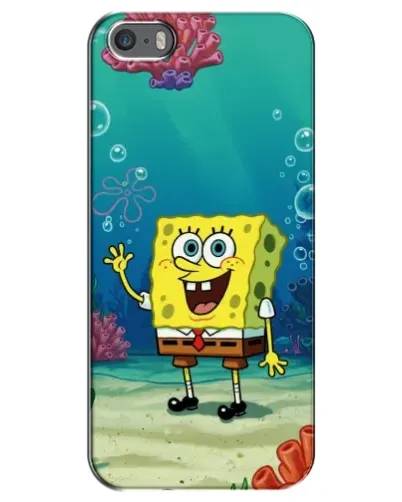 Чехол для iPhone 5 / 5s / SE с картинкой «Подводный привет»