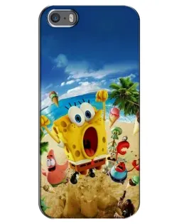 Чехол для iPhone 5 / 5s / SE с картинкой «Развлечения на пляже»