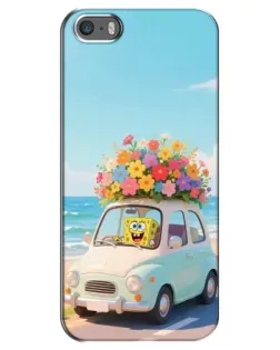 Чехол для iPhone 5 / 5s / SE с картинкой «Автомобильное путешествие»