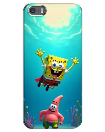 Чехол для iPhone 5 / 5s / SE с картинкой «Спанч Боб под водой» Чехол для iPhone 5 / 5s / SE с картинкой «Спанч Боб под водой»
