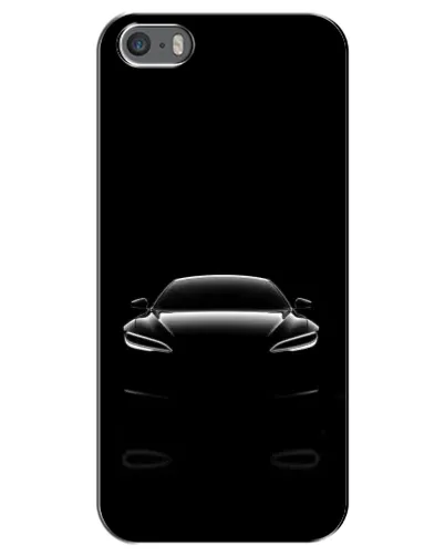 Чехол для iPhone 5 / 5s / SE с картинкой «Силуэт Tesla Night» Чехол для iPhone 5 / 5s / SE с картинкой «Силуэт Tesla Night»