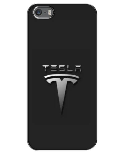 Чехол для iPhone 5 / 5s / SE с картинкой «Стальной логотип Tesla» Чехол для iPhone 5 / 5s / SE с картинкой «Стальной логотип Tesla»