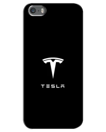 Чехол для iPhone 5 / 5s / SE с картинкой «Tesla White Logo» Чехол для iPhone 5 / 5s / SE с картинкой «Tesla White Logo»