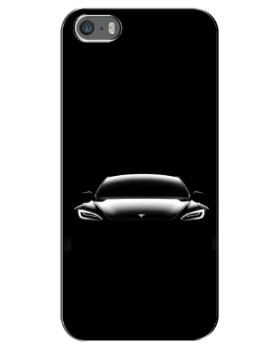 Чехол для iPhone 5 / 5s / SE с картинкой «Фары Tesla Night» Чехол для iPhone 5 / 5s / SE с картинкой «Фары Tesla Night»