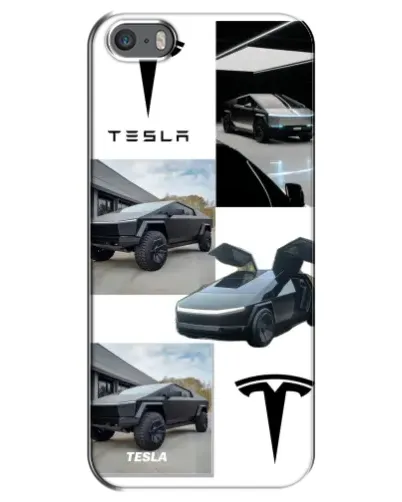 Чехол для iPhone 5 / 5s / SE с картинкой «Коллаж Cybertruck Tesla» Чехол для iPhone 5 / 5s / SE с картинкой «Коллаж Cybertruck Tesla»