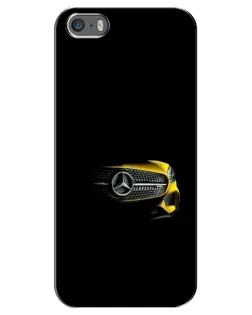 Чехол для iPhone 5 / 5s / SE с картинкой «Mercedes — ретро стиль»