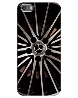 Чехол для iPhone 5 / 5s / SE с картинкой «Диск Mercedes»