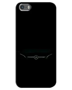 Чехол для iPhone 5 / 5s / SE с картинкой «Mercedes Stealth Look»