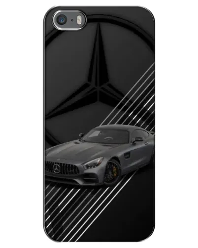 Чехол для iPhone 5 / 5s / SE с картинкой «Mercedes AMG — графика»