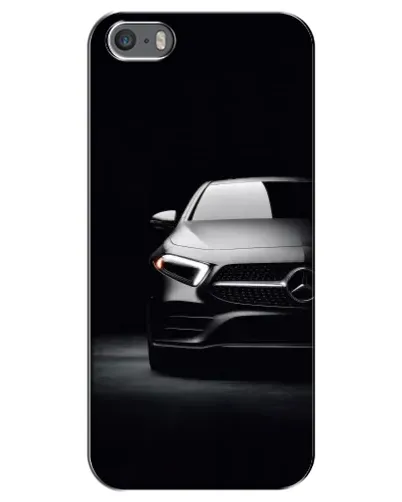 Чехол для iPhone 5 / 5s / SE с картинкой «Свет фар Mercedes»