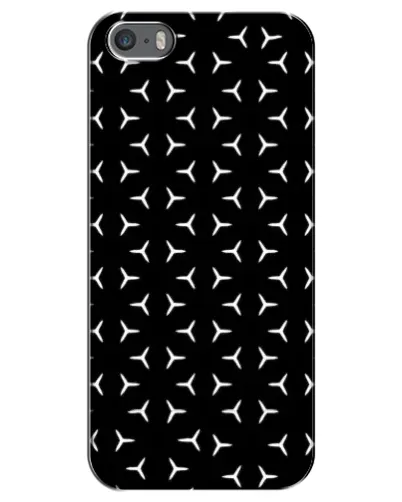 Чехол для iPhone 5 / 5s / SE с картинкой «Mercedes паттерн звезд» Чехол для iPhone 5 / 5s / SE с картинкой «Mercedes паттерн звезд»