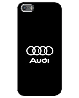 Чехол для iPhone 5 / 5s / SE с картинкой «Классическое лого Audi»