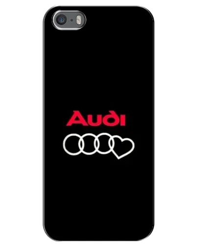 Чехол для iPhone 5 / 5s / SE с картинкой «Логотип Audi Heart»