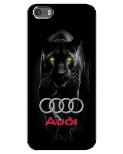 Чехол для iPhone 5 / 5s / SE с картинкой «Пантера и Audi»