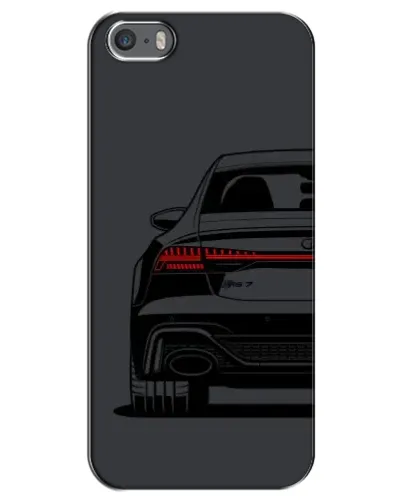 Чехол для iPhone 5 / 5s / SE с картинкой «Задняя часть Audi — арт»