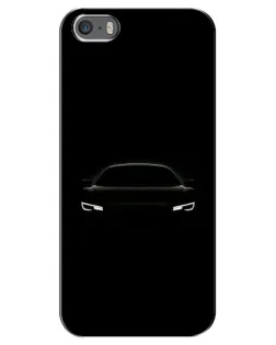 Чехол для iPhone 5 / 5s / SE с картинкой «Взгляд Audi в темноте»