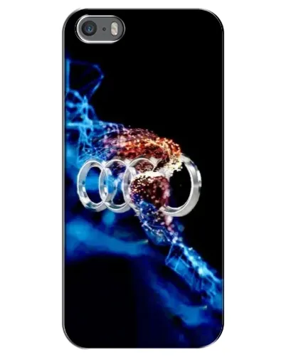 Чехол для iPhone 5 / 5s / SE с картинкой «Энергия лого Audi»