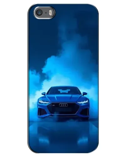 Чехол для iPhone 5 / 5s / SE с картинкой «Audi — голубая энергия»