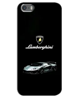 Чехол для iPhone 5 / 5s / SE с картинкой «Логотип Lamborghini классика» Чехол для iPhone 5 / 5s / SE с картинкой «Логотип Lamborghini классика»