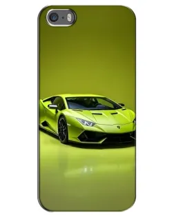 Чехол для iPhone 5 / 5s / SE с картинкой «Салатовый Lamborghini Huracan» Чехол для iPhone 5 / 5s / SE с картинкой «Салатовый Lamborghini Huracan»