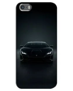 Чехол для iPhone 5 / 5s / SE с картинкой «Черный Lamborghini Aventador» Чехол для iPhone 5 / 5s / SE с картинкой «Черный Lamborghini Aventador»