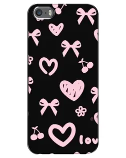 Чехол для iPhone 5 / 5s / SE с картинкой «Сатиновый бант» Чехол для iPhone 5 / 5s / SE с картинкой «Сатиновый бант»