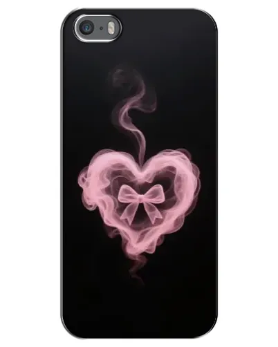Чехол для iPhone 5 / 5s / SE с картинкой «Дымчатое сердце»