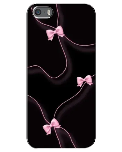 Чехол для iPhone 5 / 5s / SE с картинкой «Розовые ленты»
