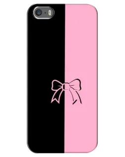 Чохол для iPhone 5 / 5s / SE з картинкою «Половинки банту»