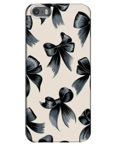 Чехол для iPhone 5 / 5s / SE с картинкой «Банты Coquette»