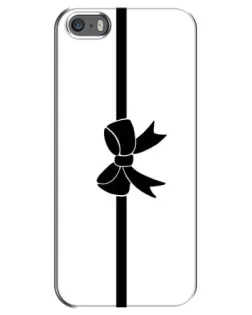 Чохол для iPhone 5 / 5s / SE з картинкою «Вертикальний бант»