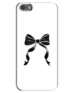 Чохол для iPhone 5 / 5s / SE з картинкою «Класичний бант»