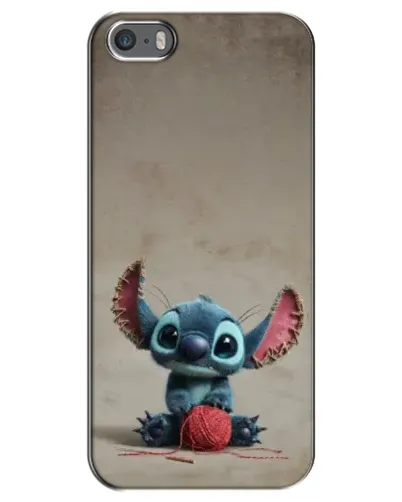 Чохол для iPhone 5 / 5s / SE з картинкою «Стіч на чоричневому фоні»
