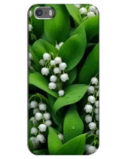 Чехол для iPhone 5 / 5s / SE с картинкой «Ландыши в зелени» Чехол для iPhone 5 / 5s / SE с картинкой «Ландыши в зелени»