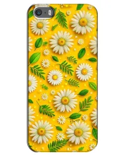 Чехол для iPhone 5 / 5s / SE с картинкой «Ромашковое солнце» Чехол для iPhone 5 / 5s / SE с картинкой «Ромашковое солнце»