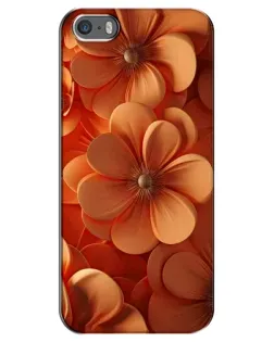 Чехол для iPhone 5 / 5s / SE с картинкой «Оранжевый макро цветок» Чехол для iPhone 5 / 5s / SE с картинкой «Оранжевый макро цветок»