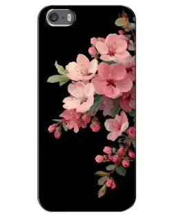 Чехол для iPhone 5 / 5s / SE с картинкой «Розовая ветка сакуры» Чехол для iPhone 5 / 5s / SE с картинкой «Розовая ветка сакуры»