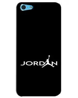 Чехол для iPhone 5c с картинкой «Jordan White Logo»