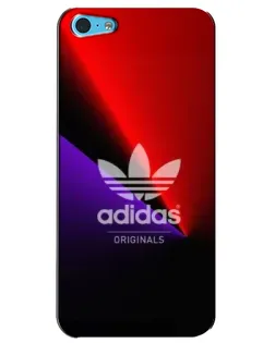 Чехол для iPhone 5c с картинкой «Adidas Red Neon»