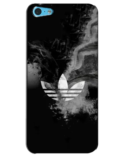 Чехол для iPhone 5c с картинкой «Абстрактный дым Adidas»