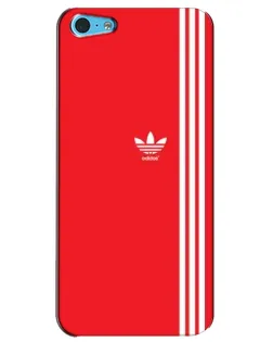 Чехол для iPhone 5c с картинкой «Красный минимализм Adidas» Чехол для iPhone 5c с картинкой «Красный минимализм Adidas»