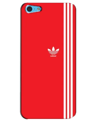 Чехол для iPhone 5c с картинкой «Красный минимализм Adidas»
