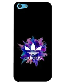 Чехол для iPhone 5c с картинкой «Взрыв красок Adidas»