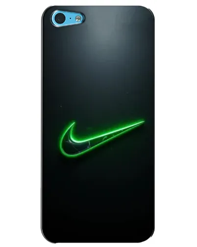 Чехол для iPhone 5c с картинкой «Неоновый контур Nike» Чехол для iPhone 5c с картинкой «Неоновый контур Nike»