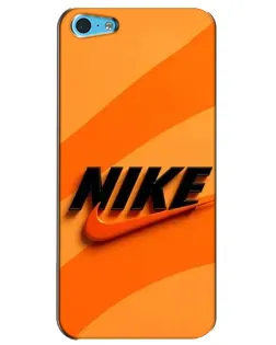 Чохол для iPhone 5c з картинкою «Помаранчевий драйв Nike»