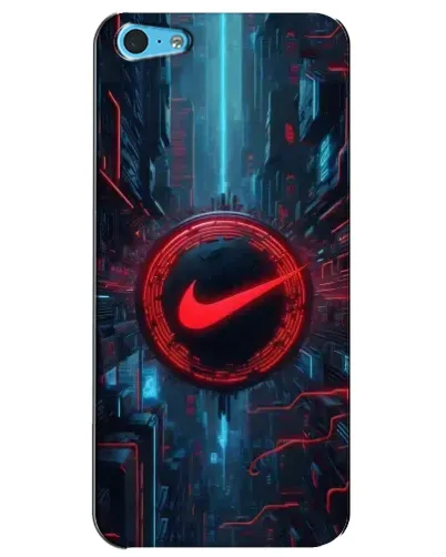 Чехол для iPhone 5c с картинкой «Техногенный стиль Nike» Чехол для iPhone 5c с картинкой «Техногенный стиль Nike»