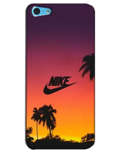 Чехол для iPhone 5c с картинкой «Nike на закате солнца» Чехол для iPhone 5c с картинкой «Nike на закате солнца»